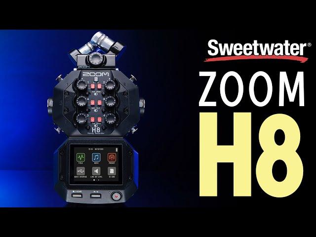 Zoom H8 8-input Handy Recorder Overview