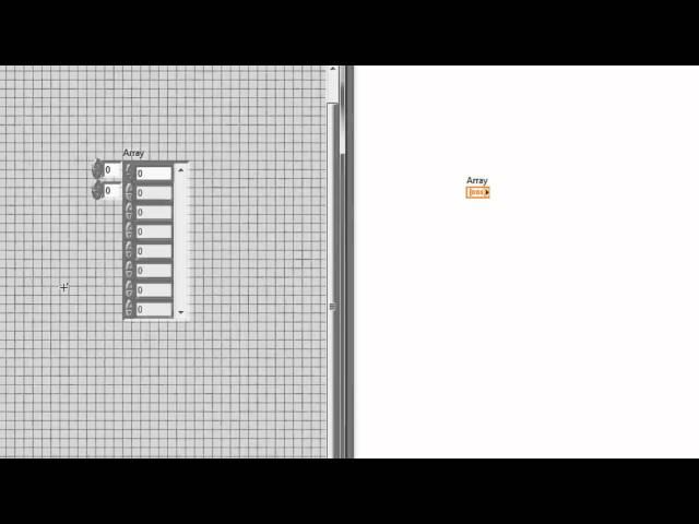 VI High 24 - The Very Basics of How to Create an Array in LabVIEW