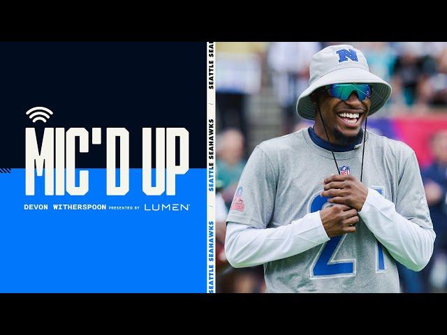 Devon Witherspoon Mic'd Up For 2025 Pro Bowl Practice | Seattle Seahawks