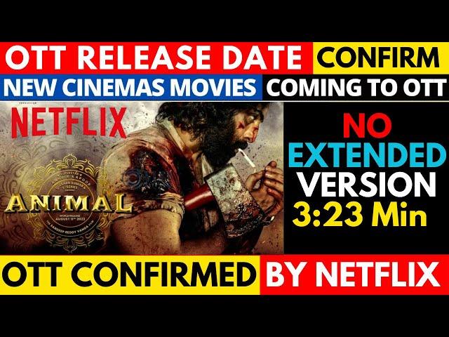 animal ott release date confirmed by netflix @NetflixIndiaOfficial animal ott release time