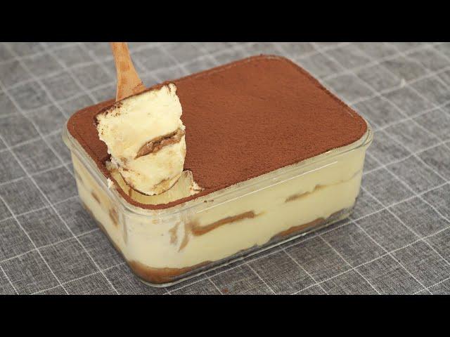 Tiramisu in 10 Minutes [No Oven, No Flour, No Egg]