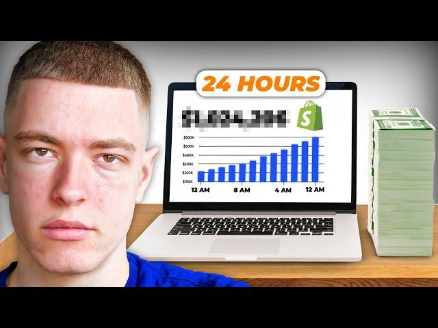 I Tried Shopify Dropshipping For 24H (Realistic Results)