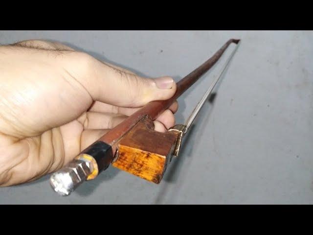 DIY 51 Gram Violin Bow From Broom Handle And Fishing Lin