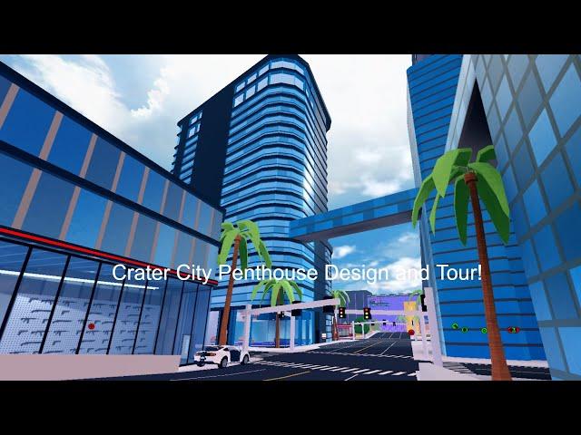 Crater City Penthouse Design and Tour [Roblox Jailbreak]