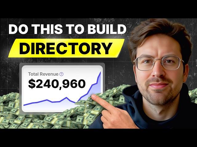 Do this to build a $200,000 side hustle (The Online Directory Blueprint)