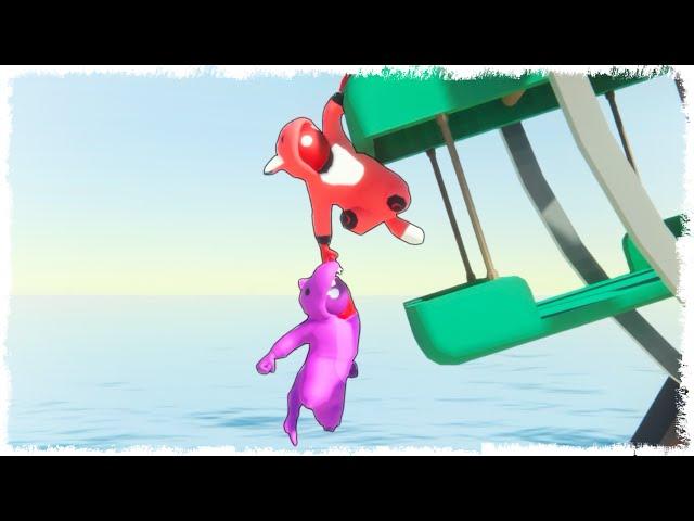 РАЗБИЛ ЛИЦО!!! УГАР В GANG BEASTS!