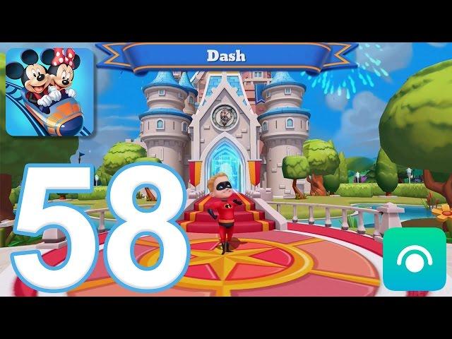 Disney Magic Kingdoms - Gameplay Walkthrough Part 58 - Level 24-25, Dash (iOS, Android)