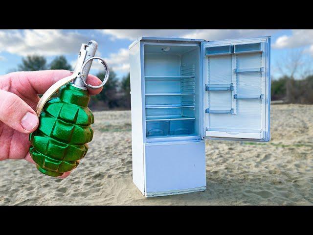 EXPERIMENT : How Strong The Refrigerator is?? | Fridge VS