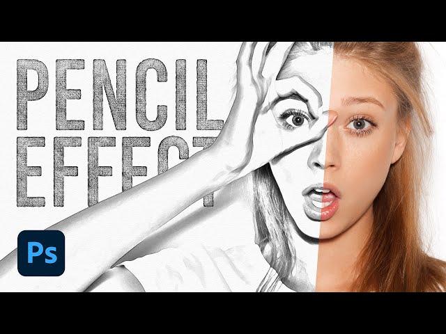 Pencil Sketch Drawing Effect Photoshop Tutorial