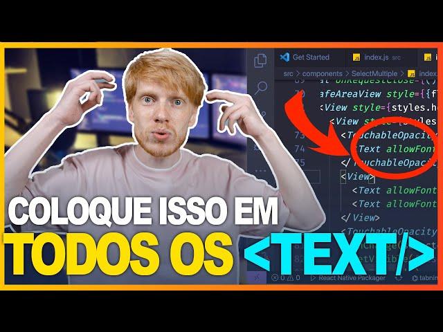 Se você já sabia disso, você não é Júnior - React Native Text #reactnative