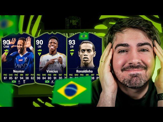 SÓ PODE BRASILEIRO!!!! FUT DRAFT DESAFIO! EAFC 24