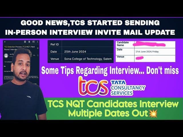 TCS INTERVIEW DATE OUT 14-28 JUNE | TCS Selection Process | TCS NQT | NEXT ROUND | INTERVIEW PROCESS