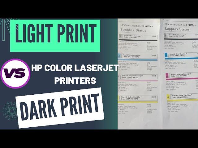 Poor Print or Light Print Issue in HP Color LaserJet Pro Printers | Laser Unit Cleaning Guide