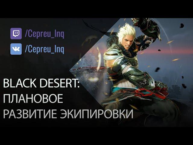 Как начать играть в Black Desert? Плановое развитие экипировки.