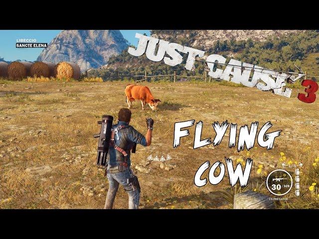 Just Cause 3 - Flying Cow