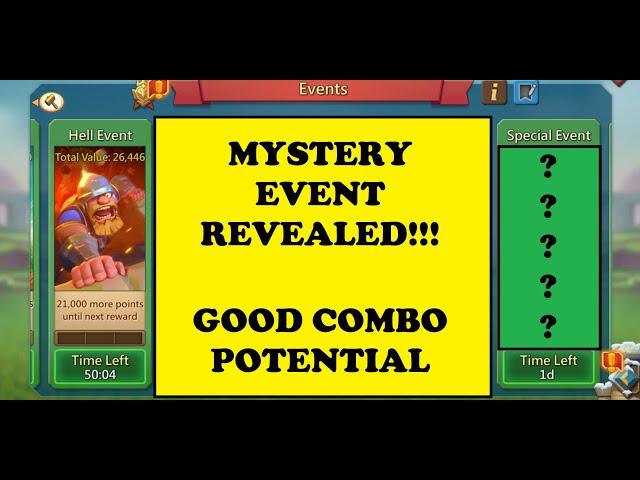 Lords Mobile -  MYSTERY EVENT REVEALED!  - Potential combo ahead