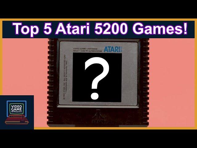 Our Top 5 Atari 5200 Games! - Video Game Retrospective