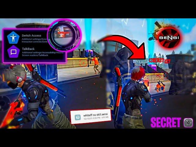 No Skill Sensi  iPhone Settings For Headshots ️ || Free Fire 