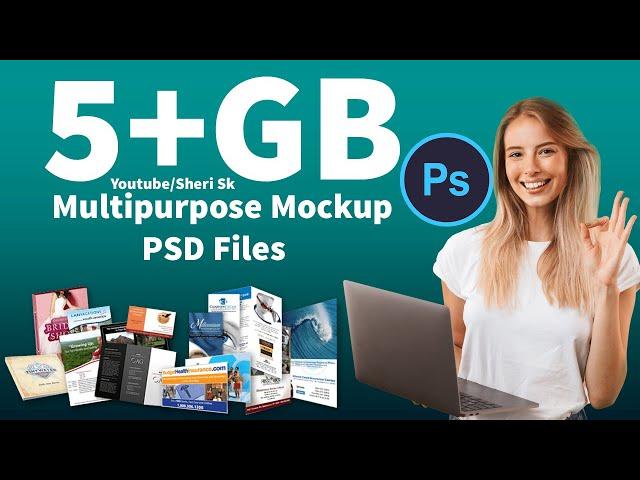 5+ GB Multipurpose Mockup Download In PSD Files |Sheri Sk| |Mockup PSD Bundle|