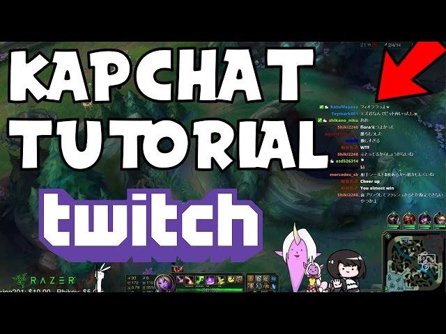 How To Add Twitch Chat To The Stream With OBS And Kapchat! Tutorial For Kapchat 2017!