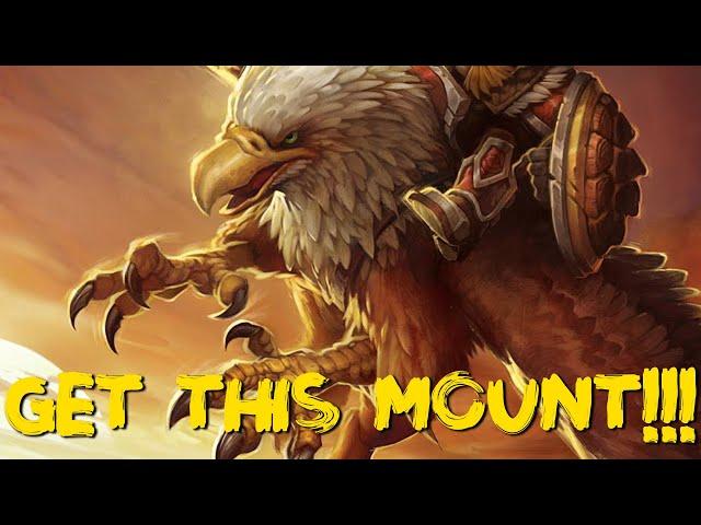 How to obtain the Grand Gryphon Mount and Shield wall Rep farm