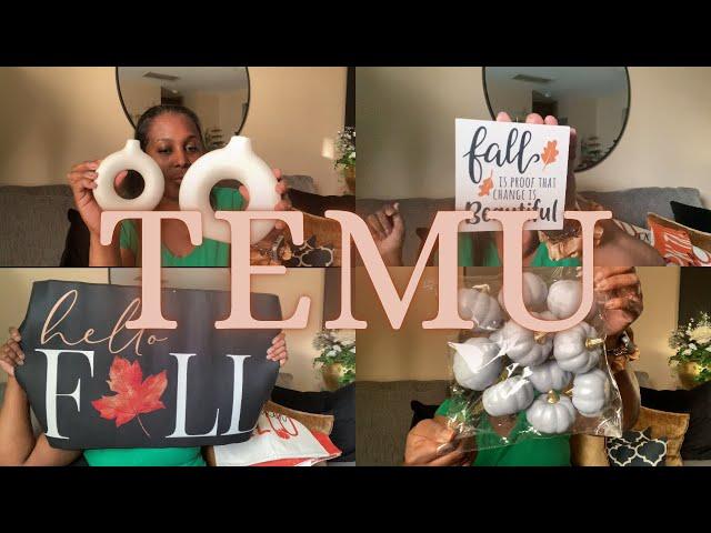 Fall Home Decor 2024 • Temu Fall Home Decor • New Home Decor • Shopping Haul