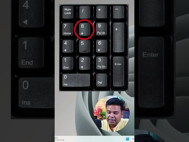 Best Computer TrickUse Keyboard To Move Mouse Pointer #shorts