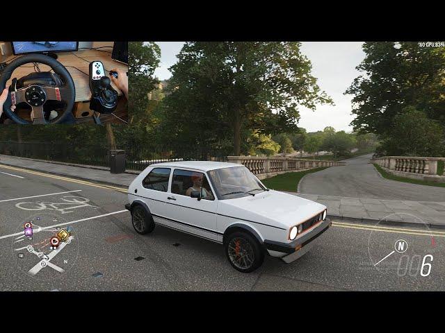 Volkswagen Golf I GTI Turbo 360HP - Forza Horizon 4 | Logitech G27 Gameplay