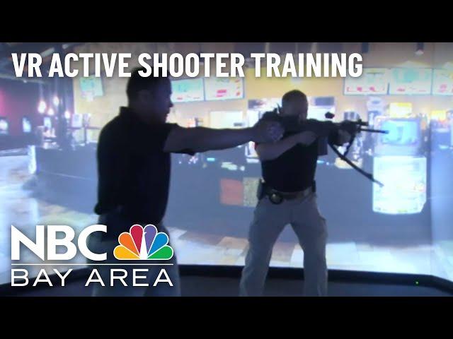 San Mateo County Sheriff's Deputies Use VR Simulator as Part of Active Shooter Training