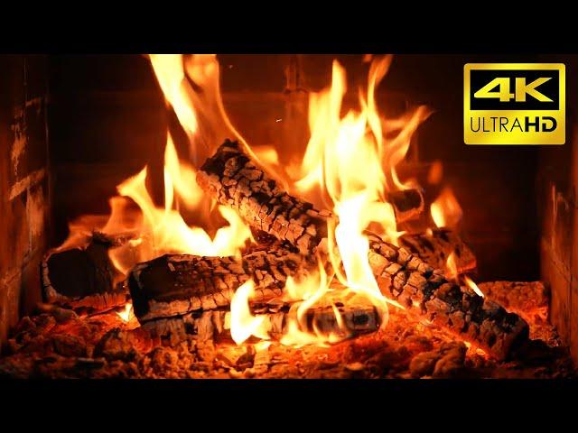 ATEŞ GÖRÜNTÜSÜ VE ATEŞ SESİ - Rahatlatıcı Doğa Sesleri ( Fireplace Relaxing 12 Hours)