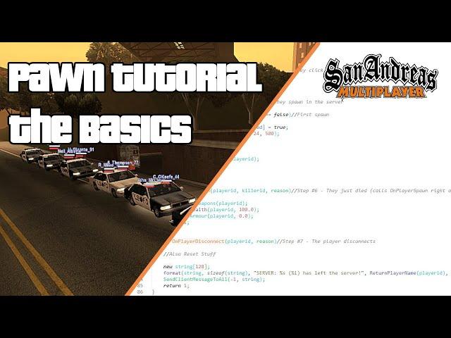 PAWN Tutorial: The Basics - Complete Beginner's Guide (SA-MP)