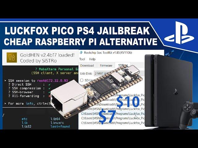 Luckfox Pico PS4 11.00 Jailbreak | Cheap Raspberry Pi Alternative | PPPwn-Luckfox