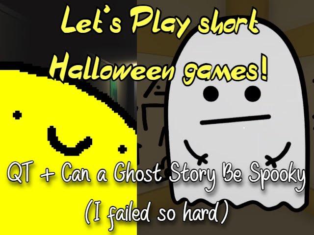 Let's Play short Halloween games on itch.io  QT  Can a Cute Ghost Story Be Spooky 