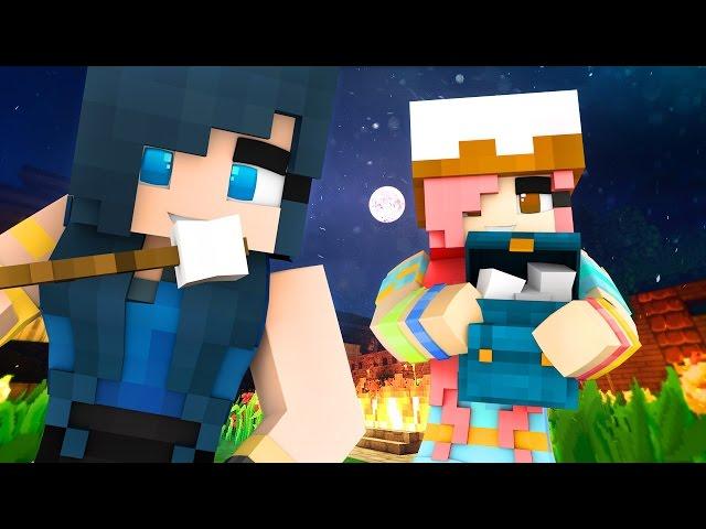 Minecraft Sleepover - BACKYARD CREEPY SLUMBER PARTY! (Minecraft Roleplay)