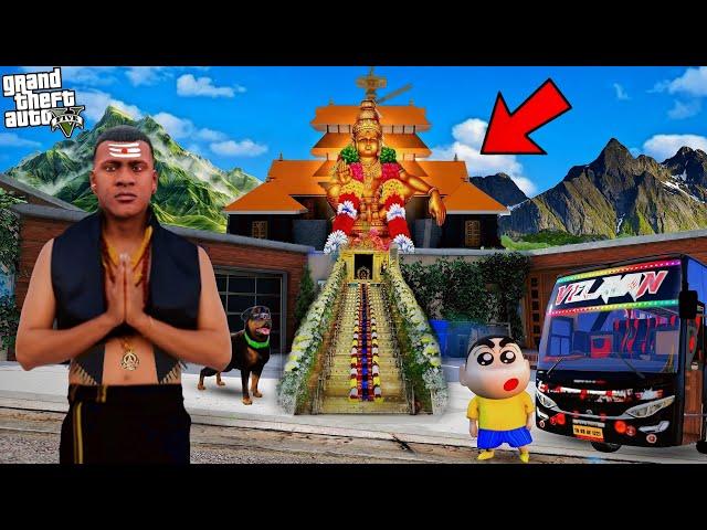 Franklin & Shinchan Going to Ayyappan Temple Kerala in Gta 5 !!