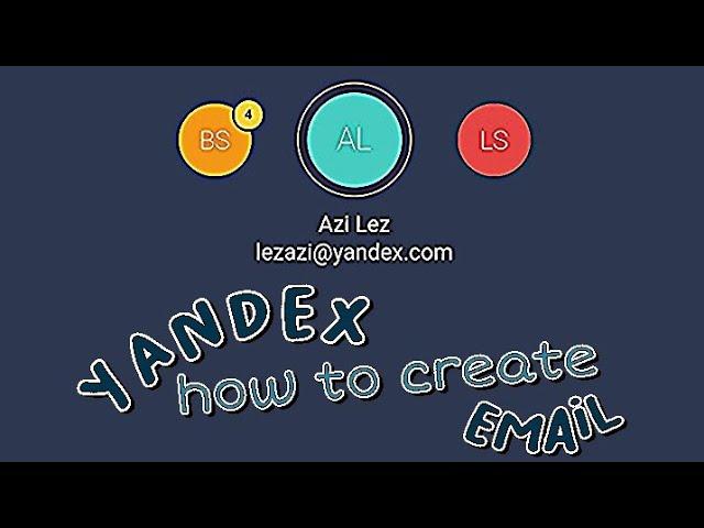 how to create a yandex email account