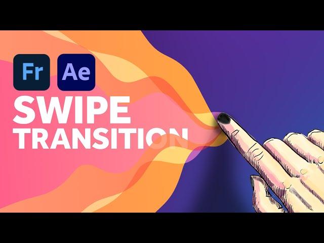 Unique Swipe Transition | After Effects Tutorial