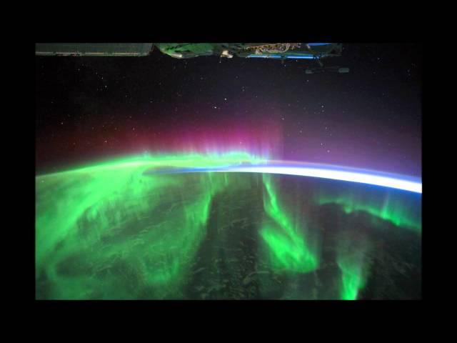 The Fires Below - an aurora seen by the International Space Station