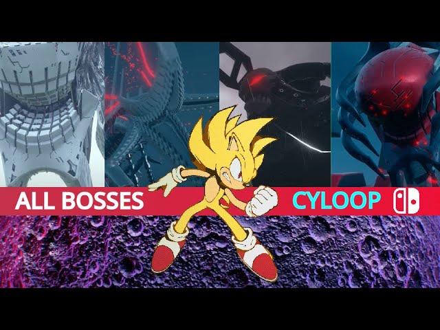 Sonic Frontiers All Bosses cyloop scenes Nintendo switch