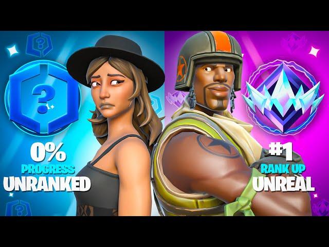 Unranked to Unreal Reload Speedrun But It's Builds & Zero Builds! (Fortnite Ranked)