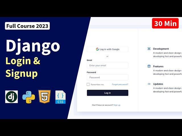 Django Login and Registration | Django Authentication | Crash Course Tutorial