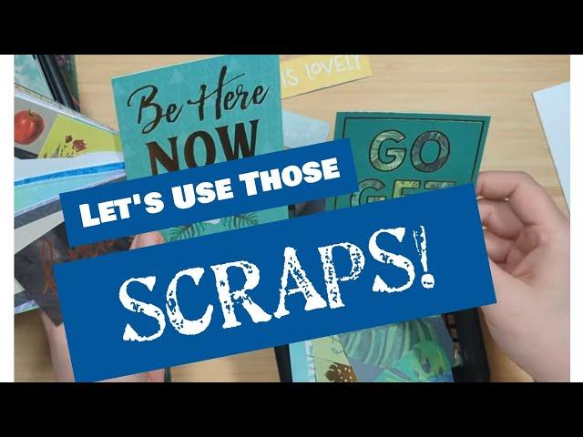 CHOP IT UP: Paper Scrap Projects | Using Scraps I Sorted To Create Fun Paper Craft Projects!