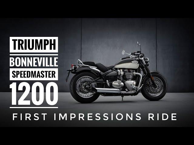 Triumph Bonneville Speedmaster. First Impressions.