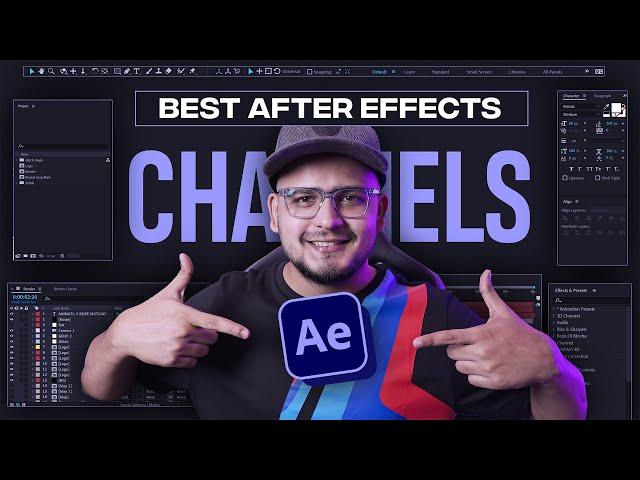 BEST YouTube Channels to Learn After Effects | Learn Motion Graphics for FREE!