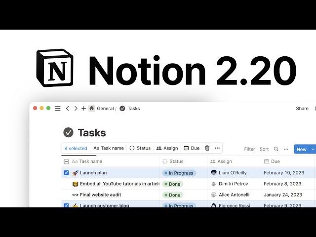 Notion 2.20: What's New?