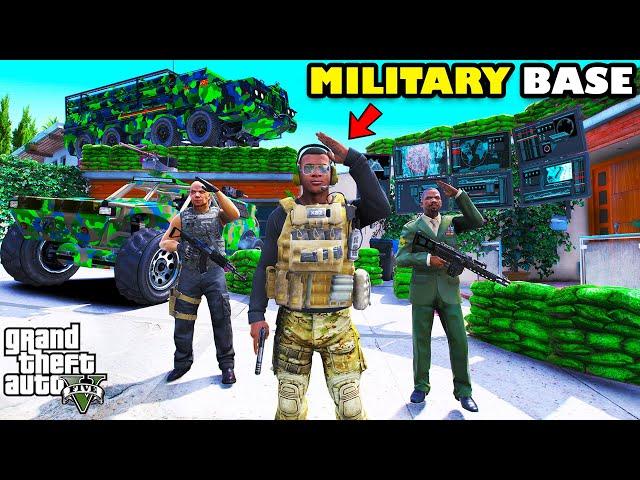 Franklin Upgrade His House Into Secret Military Base In GTA 5 | SHINCHAN and CHOP