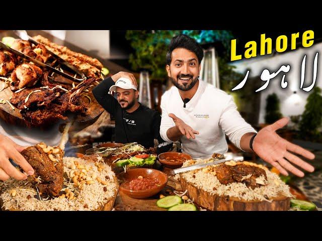 Khane K Lie LAHORE Aagye  Mutton Karahi, Khada Saji, Desi Barbecue & Mutton Chanp