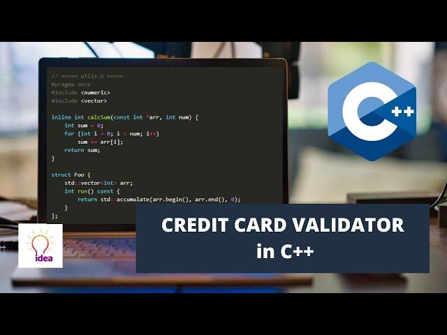 Credit Card Validator in C++ | C++ Project