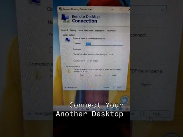 Open Remote Desktop With Shortcut #shrots #Shortcut