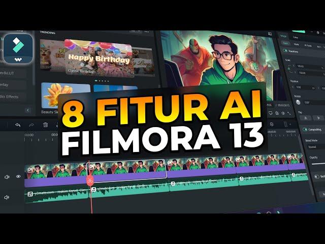 AMAZING! 8 Fitur AI Baru di FILMORA 13 Yang Biki Edit Video Jadi Lebih MUDAH